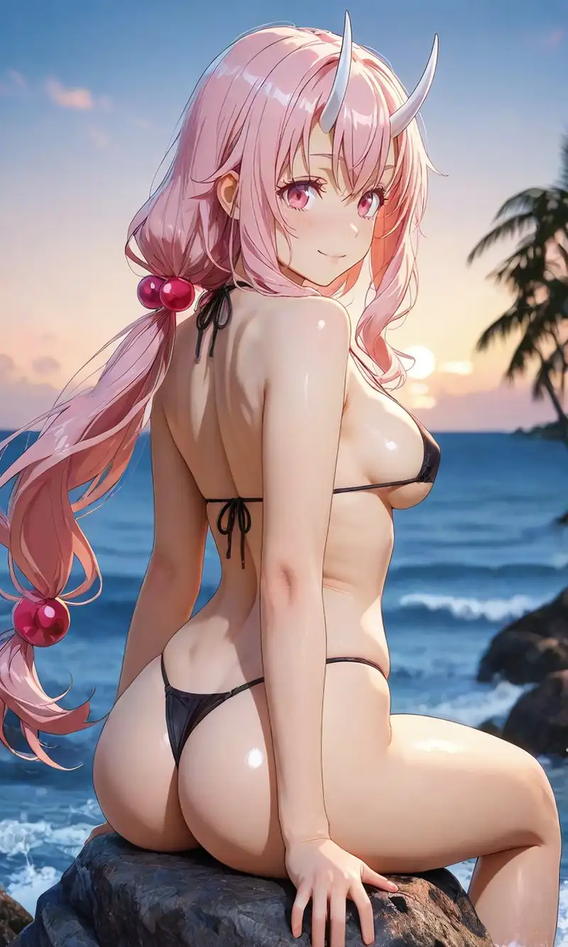 Ảnh anime bikini biển sexy gợi cảm 
